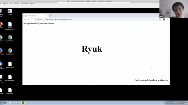 Así me hackea Ryuk, el virus ruso que ha colapsado al SEPE Javier Espejo, director de ciberseguridad de Transpert Edge, enseña cómo funciona el 'ransomware' Ryuk.