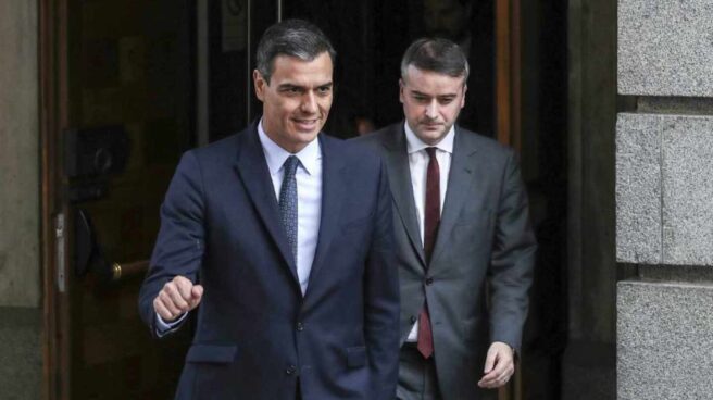 Pedro Sánchez e Iván Redondo.