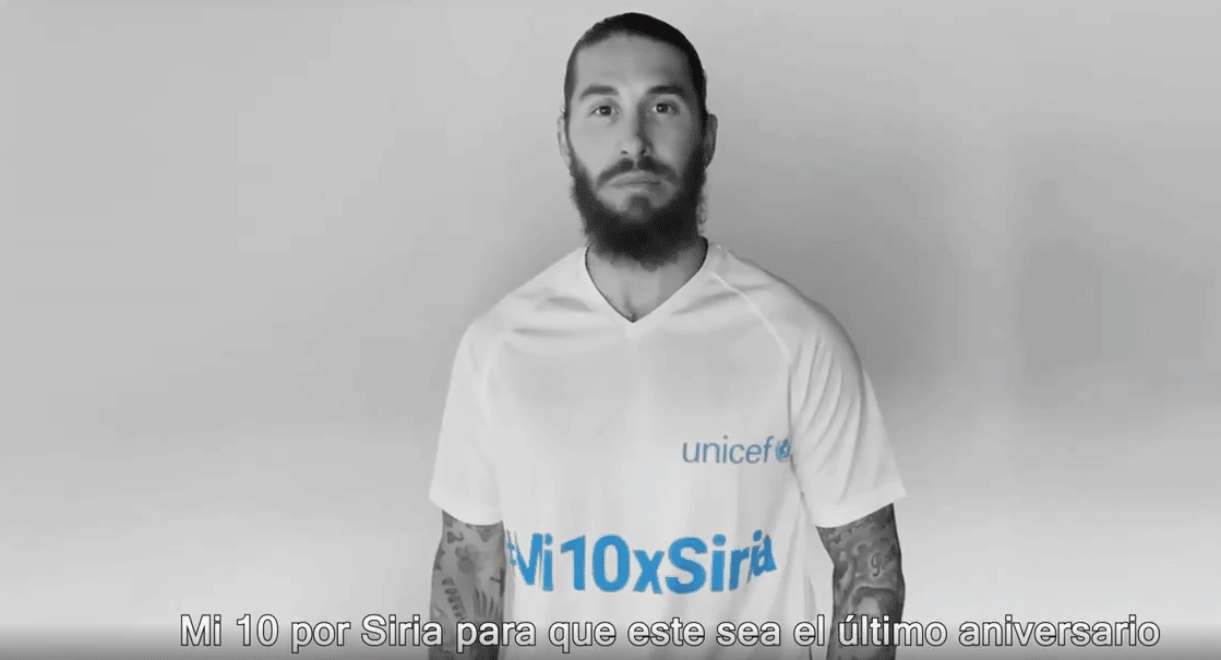 Sergio Ramos, Gasol y Fernando Alonso se unen por los niños sirios