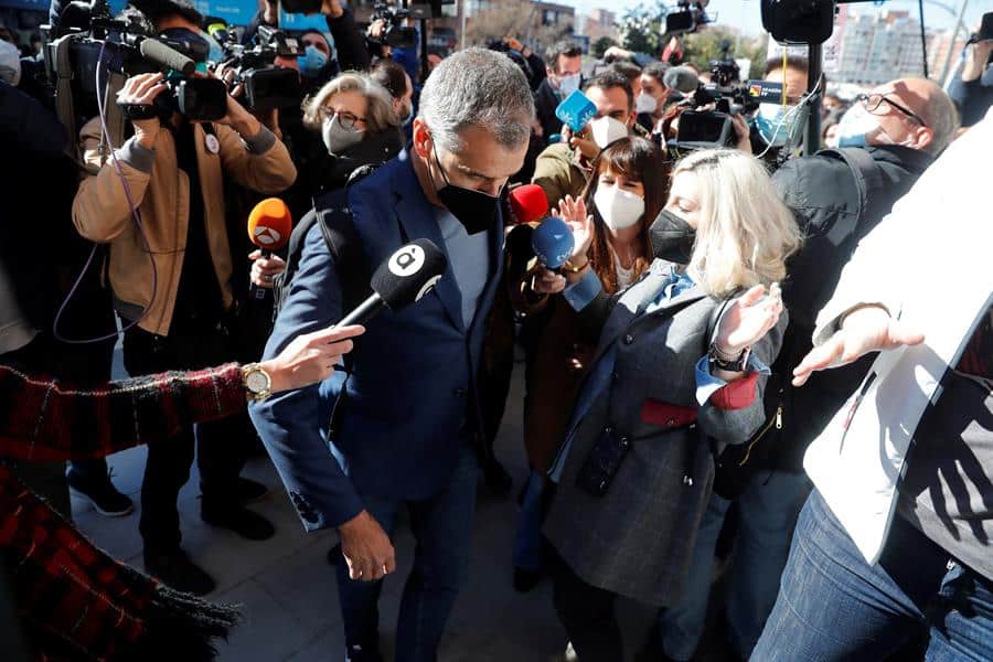 Toni Cantó, tras la Ejecutiva de Ciudadanos.