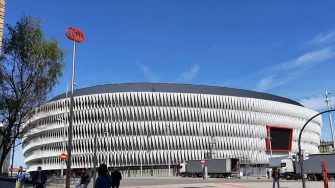 Estadio de San Mamés en Bilbao.