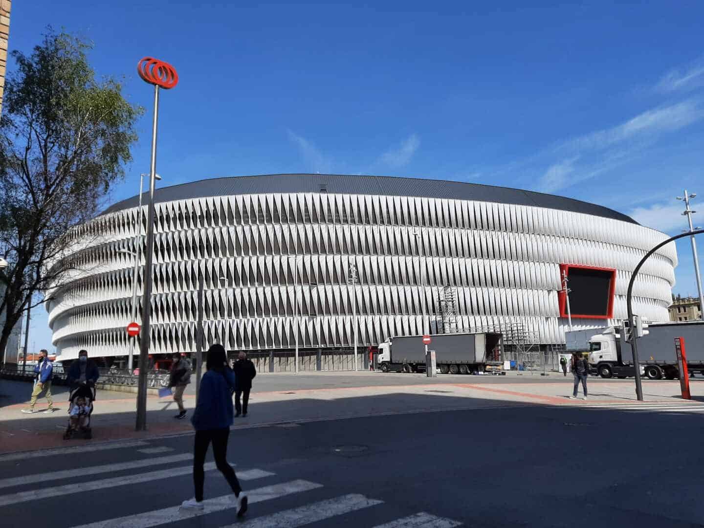 Estadio de San Mamés en Bilbao.