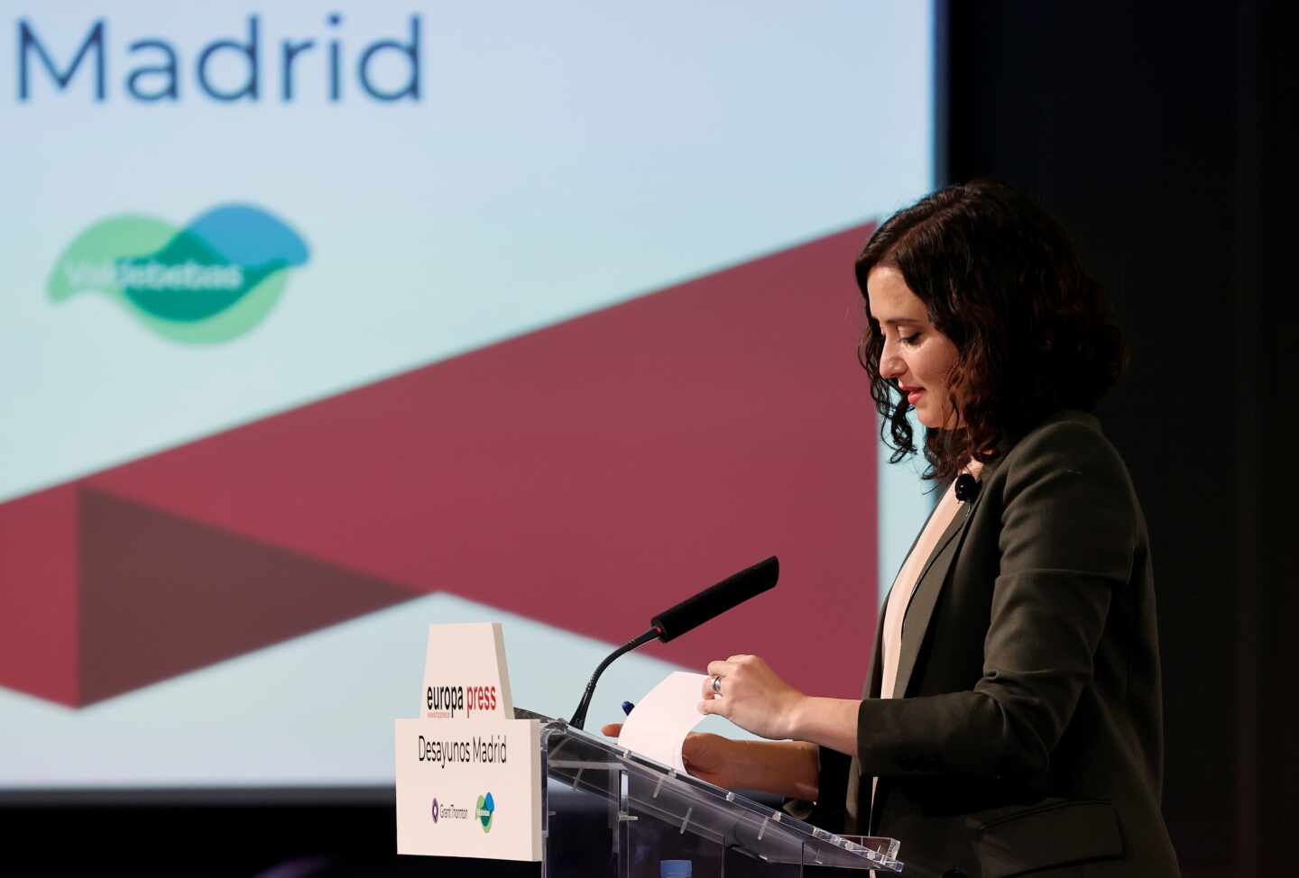 Isabel Díaz Ayuso en rueda de prensa