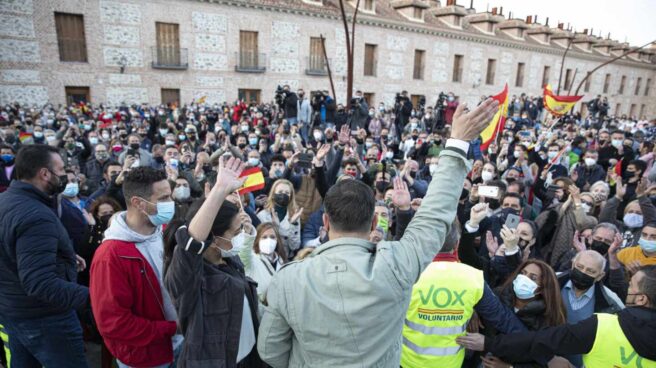 Elecciones 4-M: Monasterio y Abascal, en San Fernando de Henares.