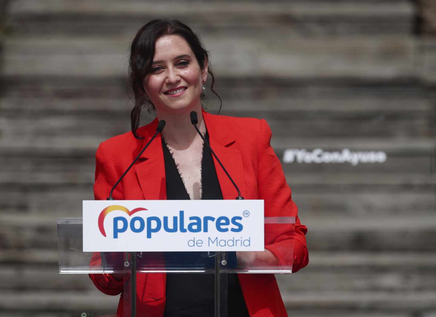 Isabel Díaz Ayuso presenta la campaña del 4-M.