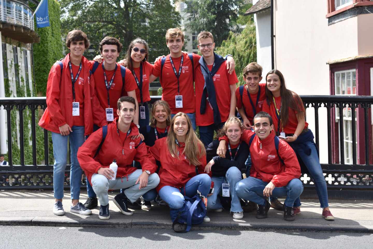 Alumnos premiados con las Becas Europa Santander-UFV.