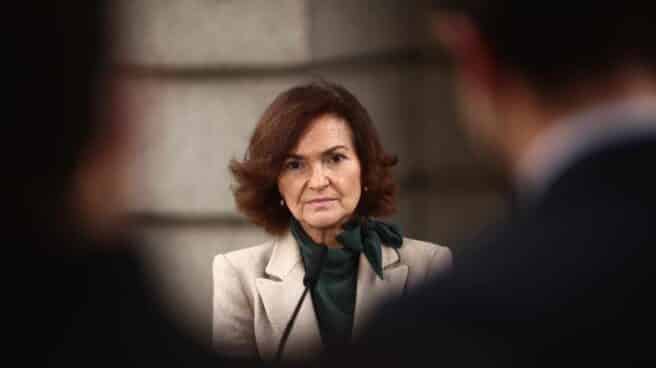 Calvo, siempre Calvo La vicepresidenta primera del Gobierno, Carmen Calvo