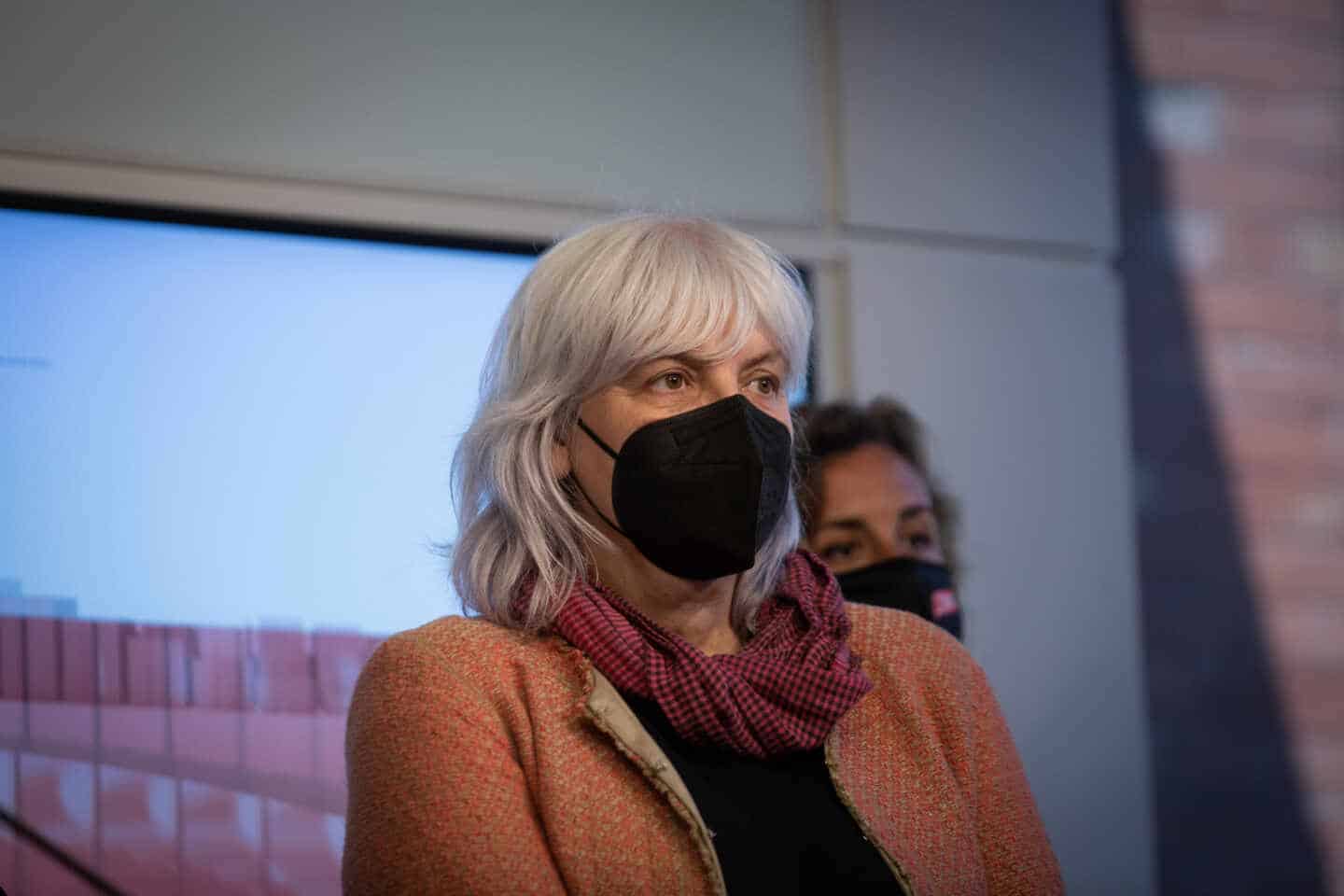 La presidenta de la CUP en el Parlament, Dolors Sabater.