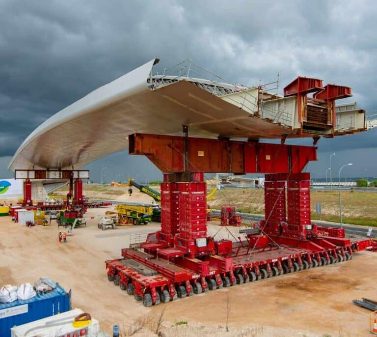El espectacular puente que conectará Madrid con la T4 de Barajas
