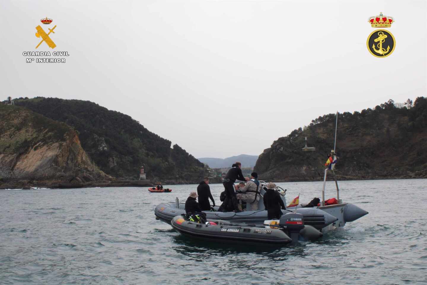 Neutralizado un artefacto explosivo hundido frente a la bocana del puerto guipuzcoano de Pasaia