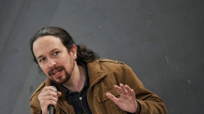 Pablo Iglesias en un reciente acto de precampaña