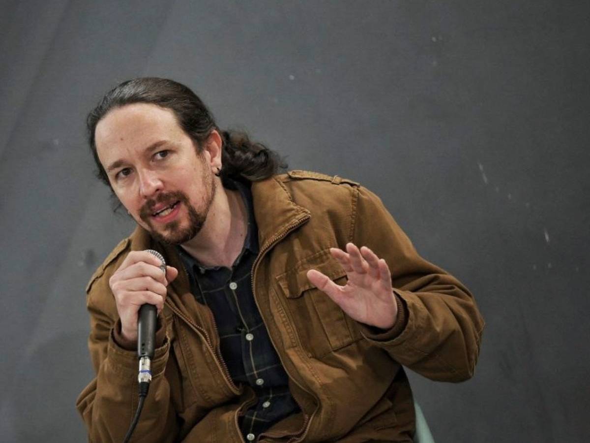 Pablo Iglesias en un reciente acto de precampaña