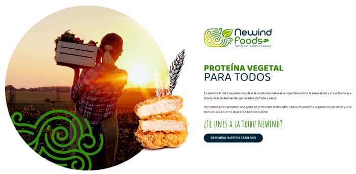 La compañía española NeWind Foods irrumpe en el sector de alimentos a base de proteína vegetal