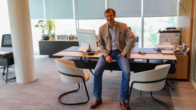 El CEO de MASMOVIL, Meinrad Spenger, en su despacho de las oficinas de la empresa en Madrid El CEO de MASMOVIL, Meinrad Spenger, en su despacho de las oficinas de la empresa en Madrid