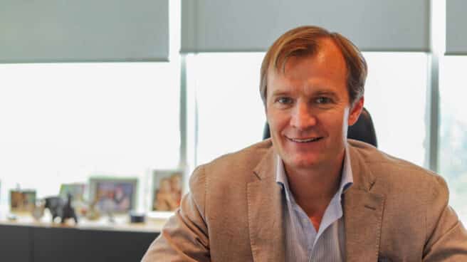 El CEO de MASMOVIL, Meinrad Spenger, en su despacho de las oficinas de la empresa en Madrid El CEO de MASMOVIL, Meinrad Spenger, en su despacho de las oficinas de la empresa en Madrid