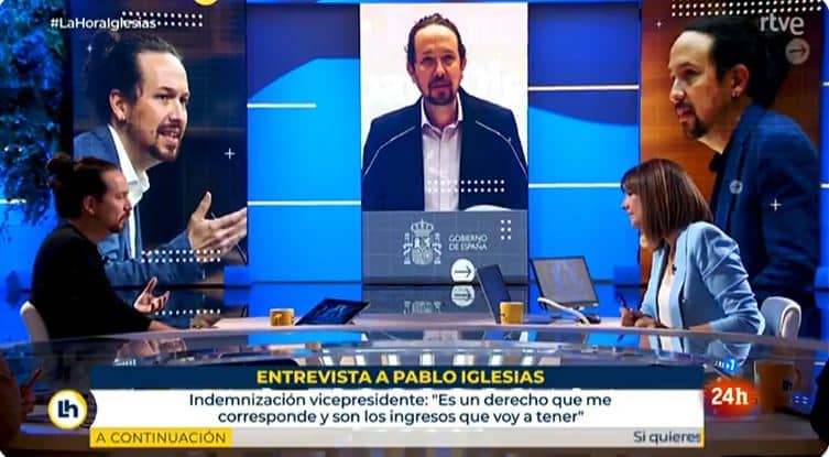 Pablo Iglesias contra Mónica López: tenso enfrentamiento por "el blanqueamiento de la ultraderecha" en TVE