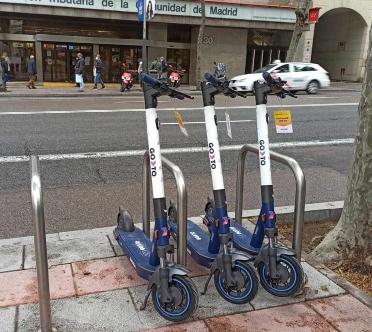 Los patinetes israelíes GoTo desembarcan en Madrid sin permiso del Ayuntamiento