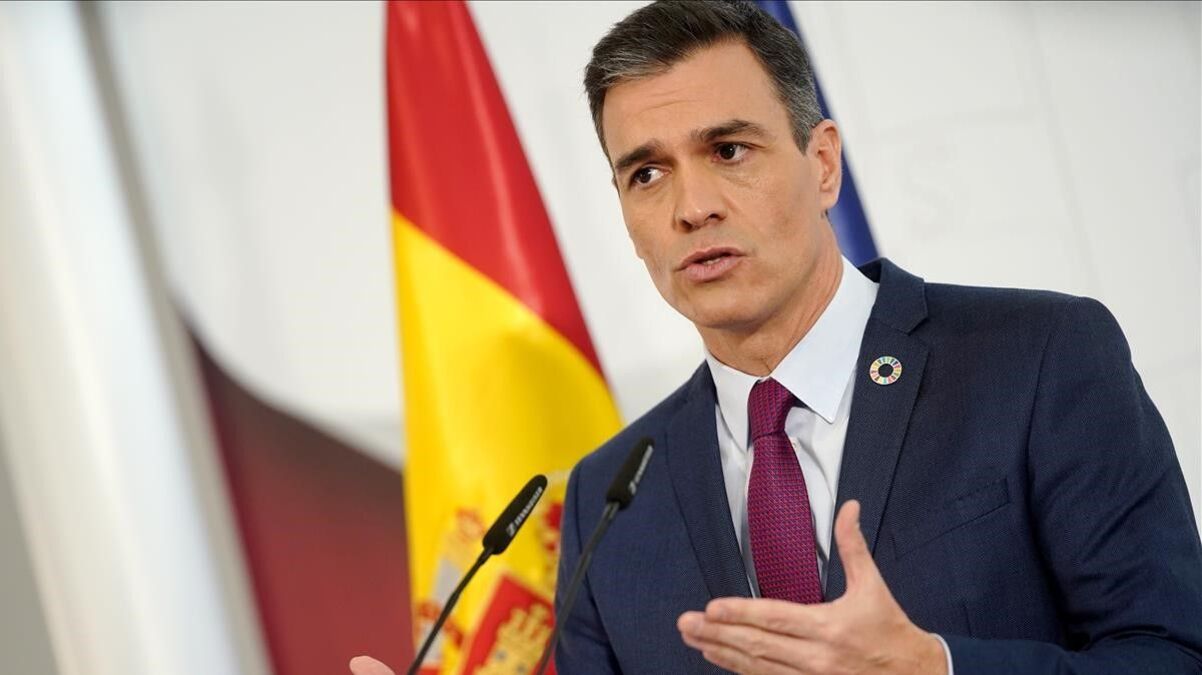 Pedro Sánchez en sus declaraciones sobre el estado de alarma