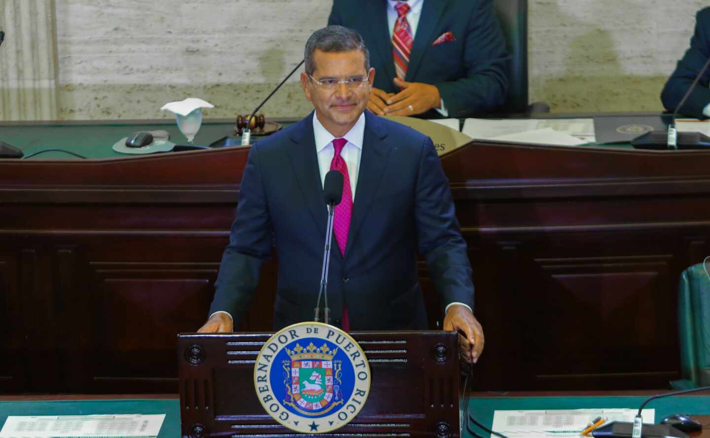 El gobernador de Puerto Rico, Pedro Pierluisi, en una intervención reciente