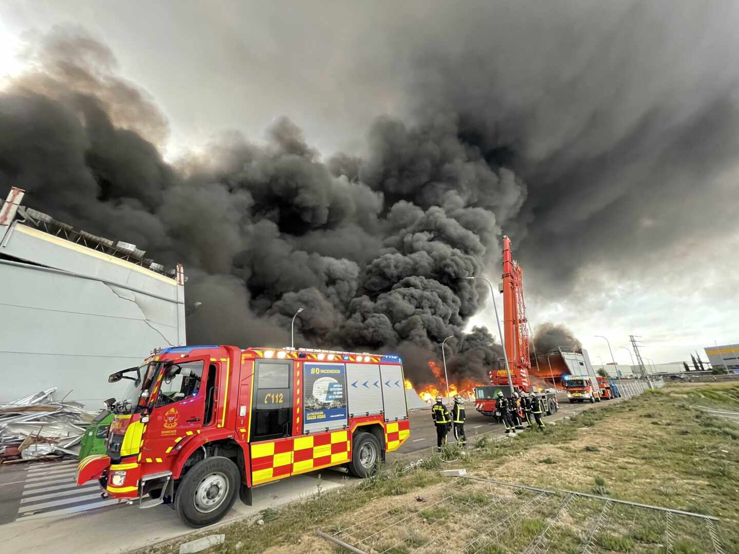 Incendio en Seseña.