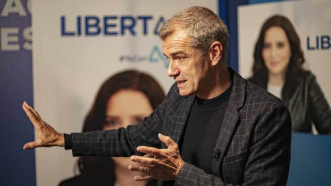 Toni Cantó, durante la entrevista con El Independiente en la sede del PP Toni Cantó, durante la entrevista con El Independiente en la sede del PP