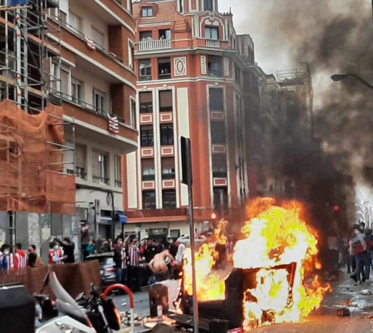 Disturbios, aglomeraciones y caos en Bilbao: la otra cara de la final de la Copa del Rey