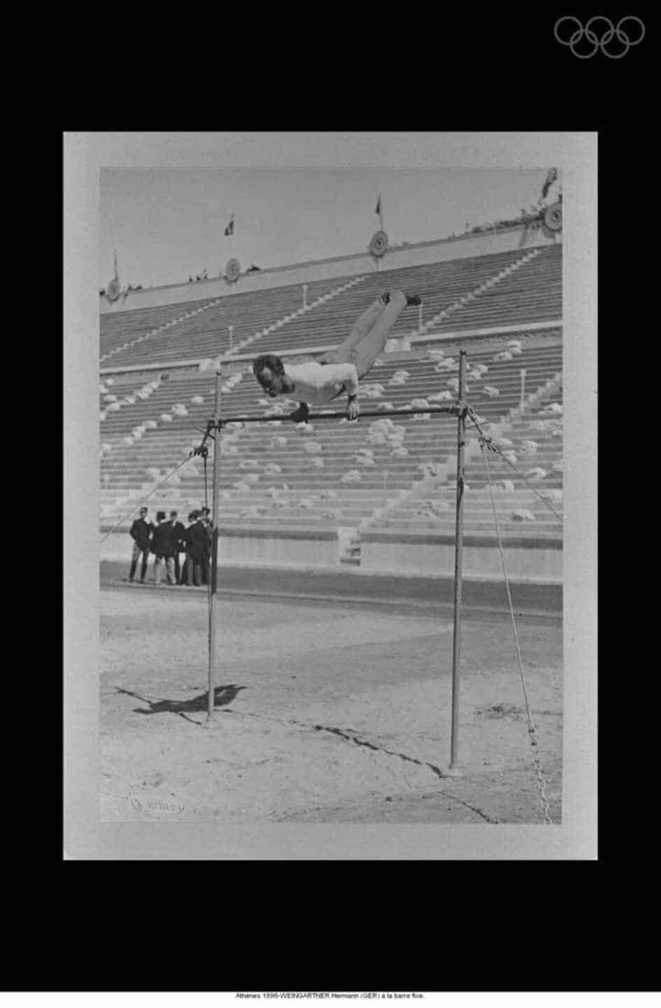 El gimnasta alemán Hermann Weingärtner