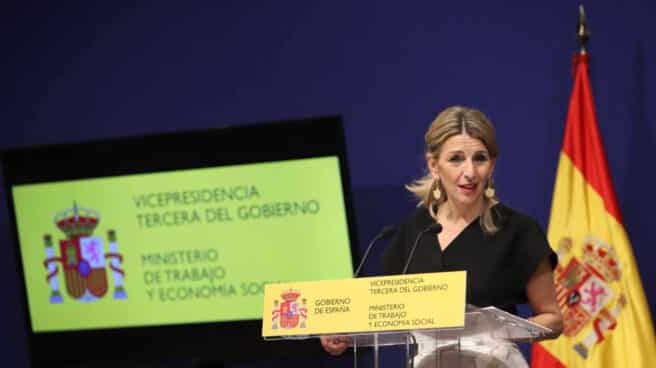 La vicepresidenta tercera del Gobierno y ministra de Trabajo y Economía Social, Yolanda Díaz.