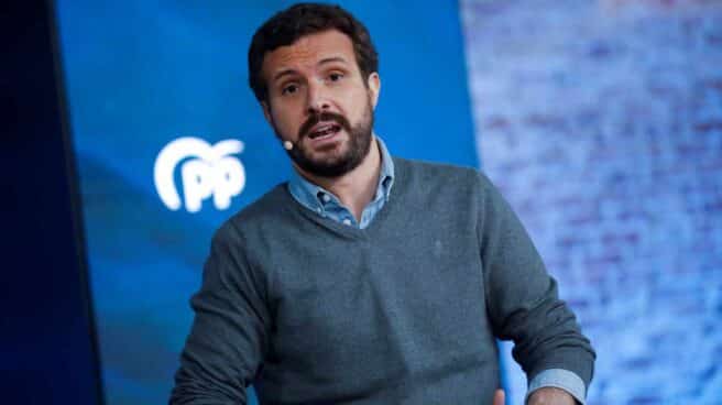 Pablo Casado, en un acto del PP.