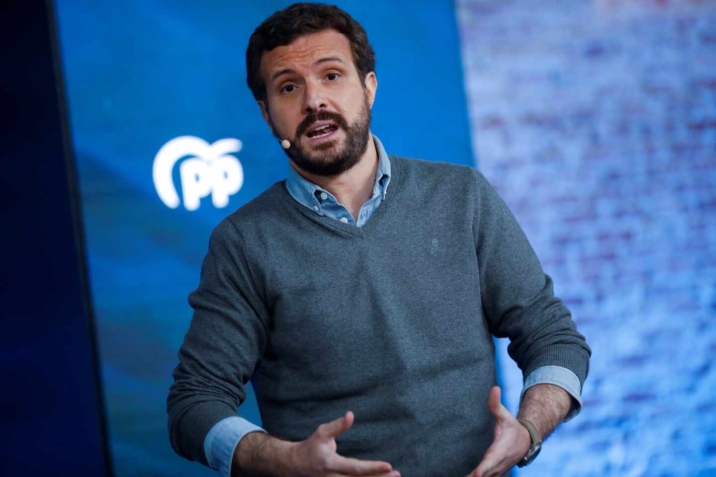 Pablo Casado, en un acto del PP.