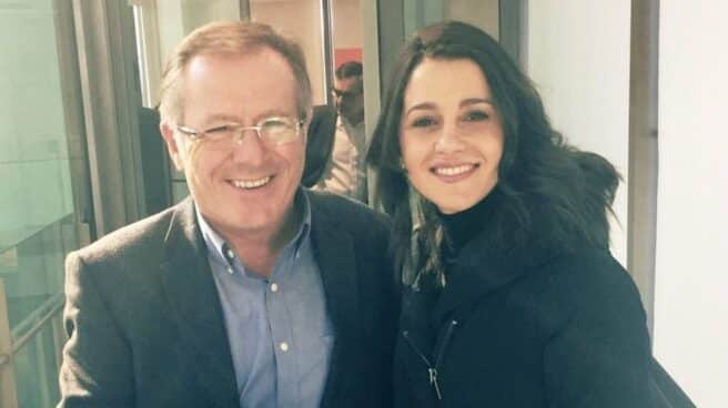 El presidente de Melilla, Eduardo de Castro, junto a la líder de Ciudadanos, Inés Arrimadas.