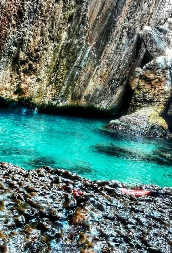 Cueva de los peces en la provincia de Alicante