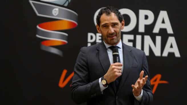 garbajosa-federacion-subvencion-csd-audiencia-nacional El presidente de la FEB, Jorge Garbajosa, en la presentación de la Copa de la Reina.