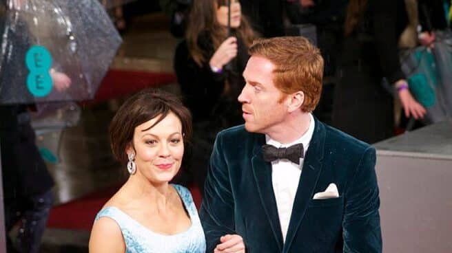 Helen McCrory, junto a su marido Damian Lewis.