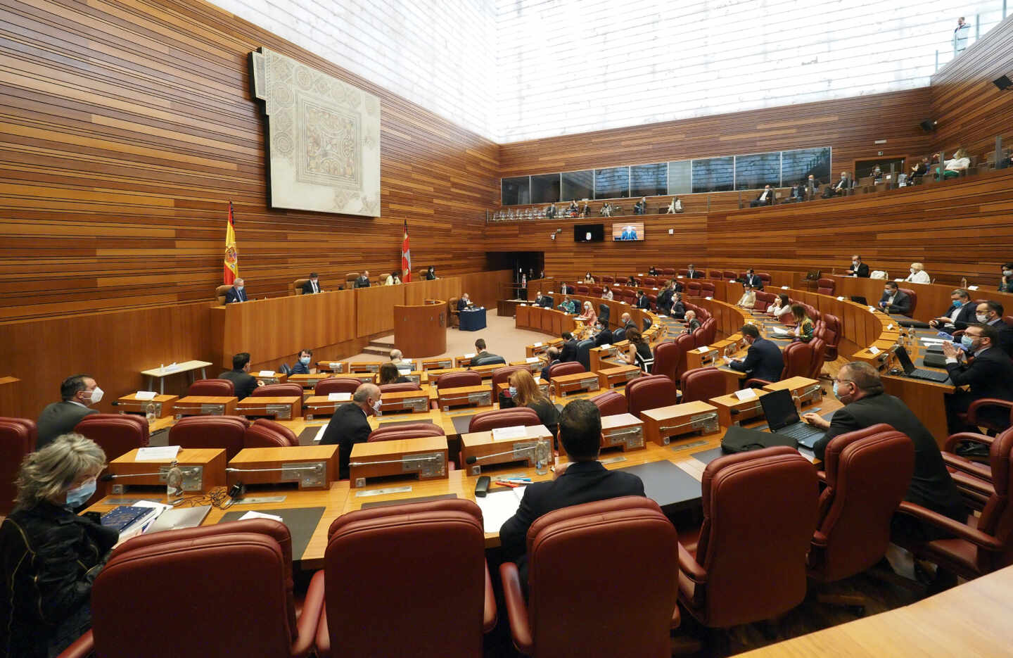 Pleno en las Cortes de Castilla y León