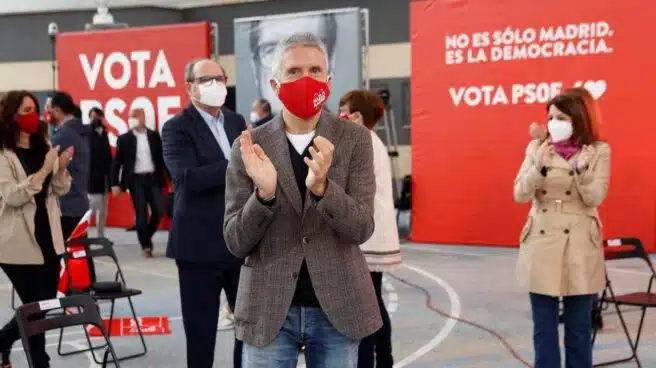Marlaska se une a la campaña de Madrid y se refiere al PP como "organización criminal"