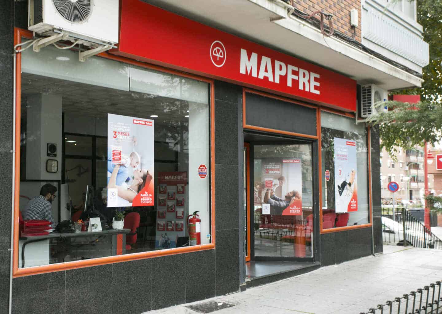 Una oficina de Mapfre en Madrid
