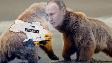 El oso ruso enseña las garras a Ucrania