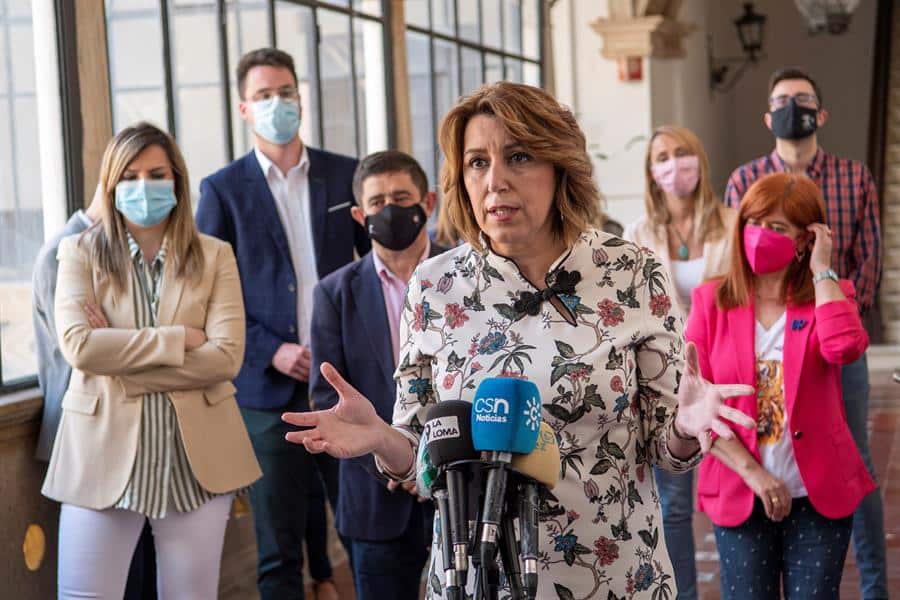 La ex presidenta de la Junta de Andalucía, Susana Díaz.