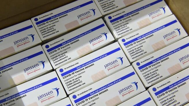 Dosis de la vacuna de Janssen distribuidas este martes en Hungría.