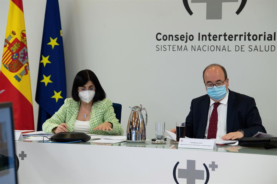 Darias e Iceta, en la Interterritorial.