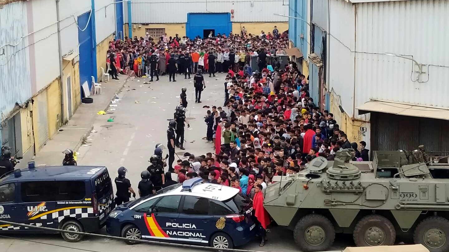 Las imágenes de la crisis migratoria en la frontera de Ceuta y Marruecos