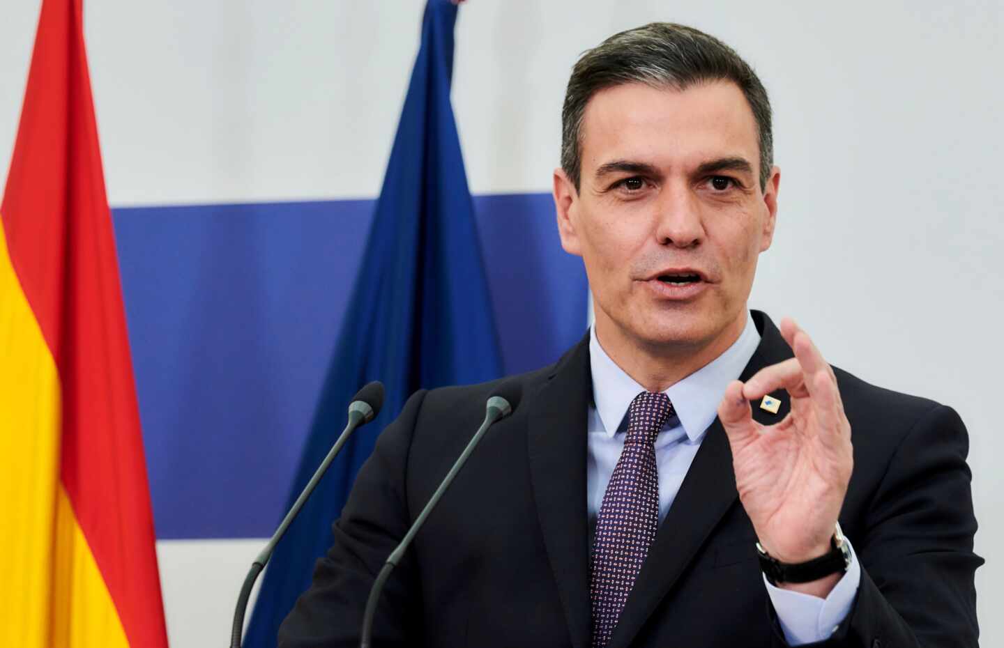 Pedro Sánchez, tras el Consejo Europeo.