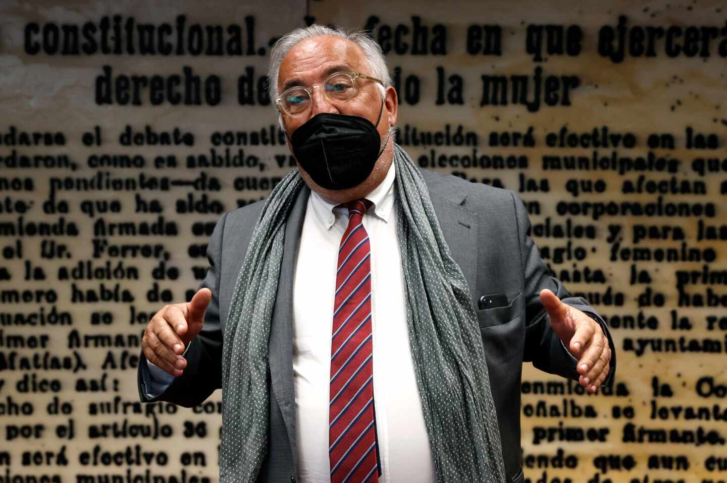 El director general de Tráfico, Pere Navarro, en el Senado.