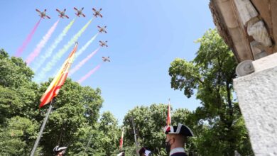 La atípica celebración del Día de las Fuerzas Armadas, en imágenes