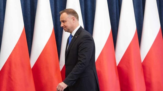 El presidente de Polonia, Andrzej Duda, en el Palacio Presidencial.