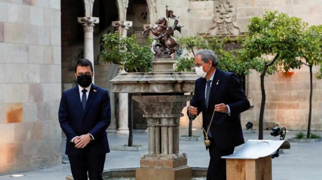 Aragonés promete "un progreso que desembocará en la república catalana"