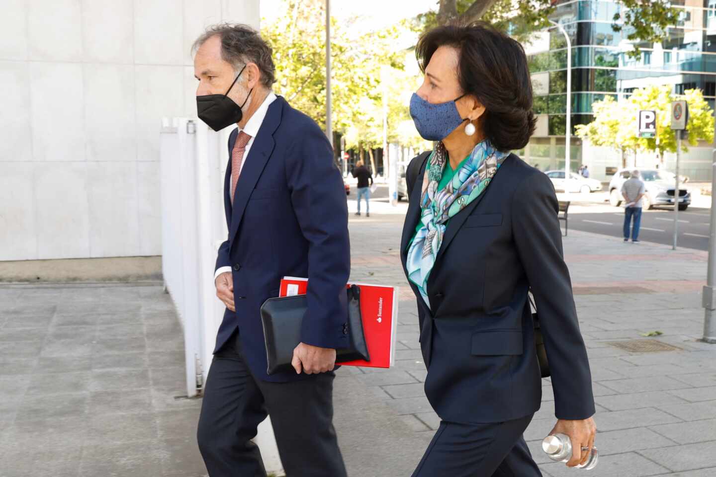 Ana Patricia Botín llega a los Juzgados.