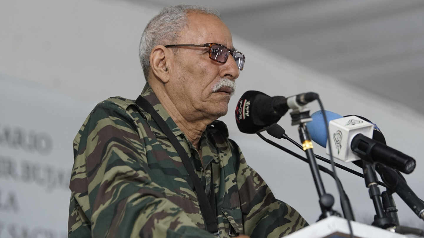 Brahim Ghali, líder del Frente Polisario.