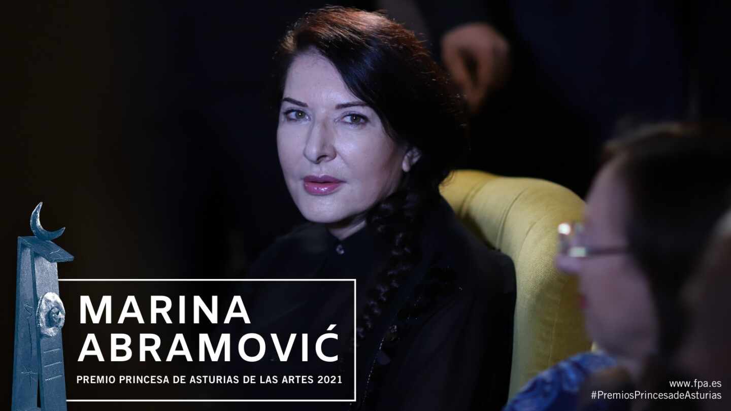 Marina Abramović, Premio Princesa de Asturias de las Artes 2021